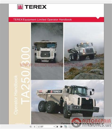 Terex Ta250ta300a957963 Operator Manual Auto Repair Manual Forum