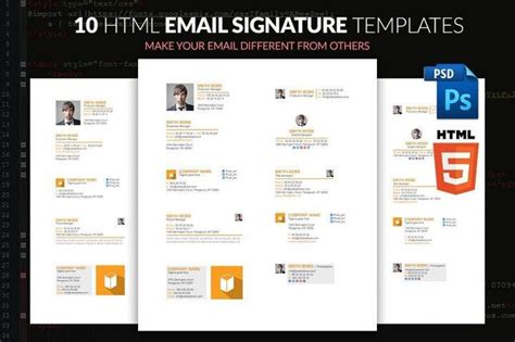 17+ Business Email Signature Templates - Editable PSD, AI, InDesign