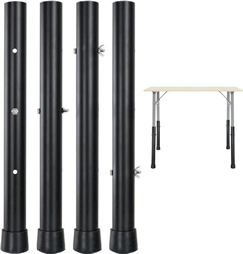 Table Leg Height Extensions 4 Pack Adjustable Table Leg Extenders