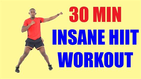 Insane Hiit Workout No Equipment 30 Minute Fat Burning Hiit At Home 🔥