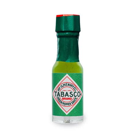 Tabasco Green Hot Sauce Miniature 3 75ml 1 8 Ounce Real Glass Mini Bottle New Ebay