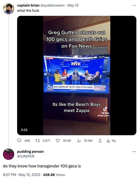 Fox News 100 Gecs Meme 100 Gecs Know Your Meme