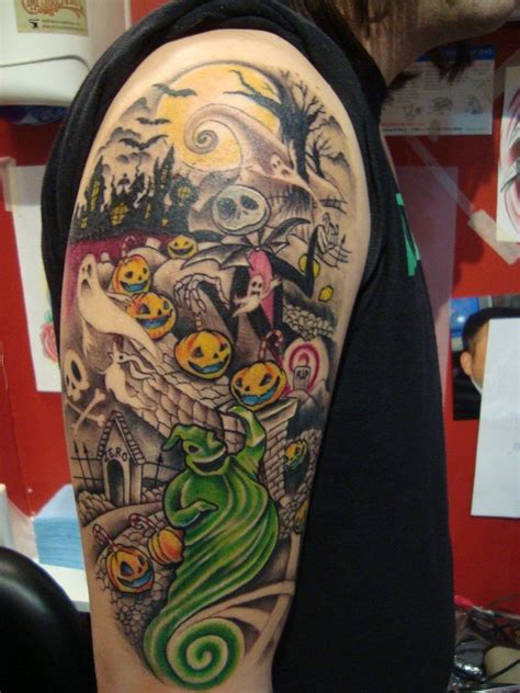Halloween Tattoo Designs Before Christmas Tattoo By
