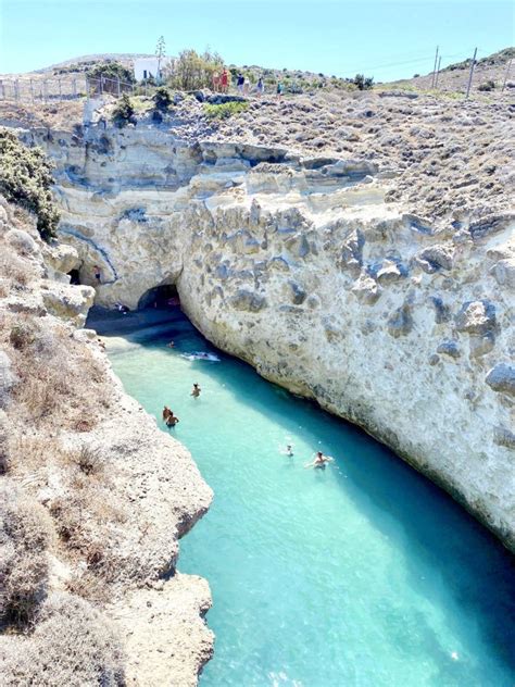 The Best Beaches In Milos Greece Some Stunning Swimming Spots