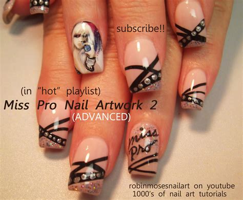 Nail Art By Robin Moses How To Paint A Lady How To Paint A Portrait