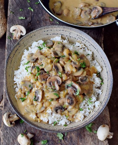See more ideas about vegan mushroom stroganoff, mushroom stroganoff, vegan recipes. Pilz Stroganoff mit Reis. Dieses leckere Gericht ist ...