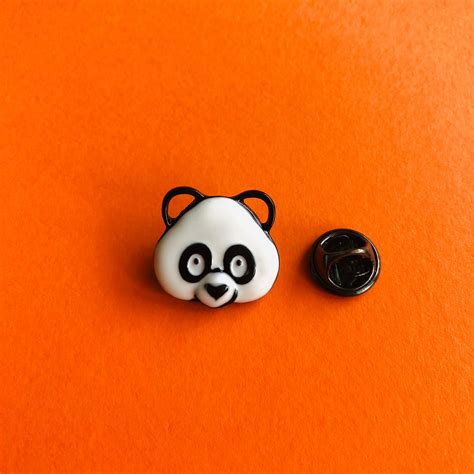 Panda Pin Panda Bear Pin Cute Animal Pin Panda Ts Cute Etsy