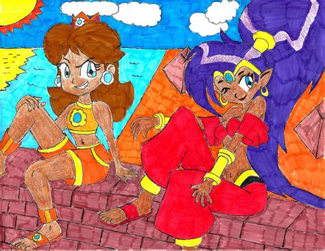 Daisy And Shantae By PhantomMasterRamos89 On DeviantArt