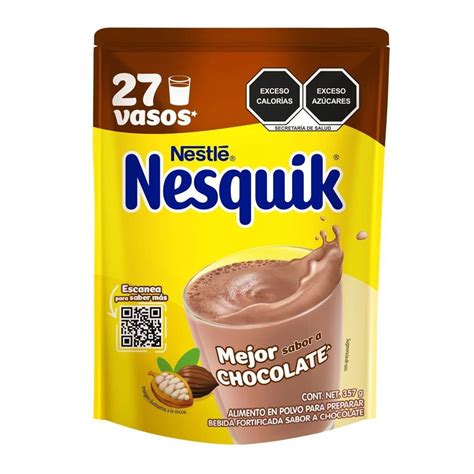 Alimento En Polvo Para Preparar Bebida Nestl Nesquik Sabor Chocolate G Walmart