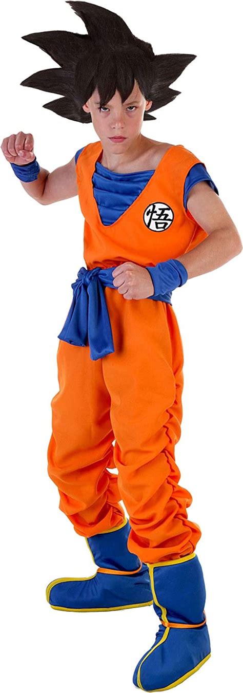 Dragon Ball Z Goku Cosplay Anime Son Costume Outfit Dress Up Fancy Mens