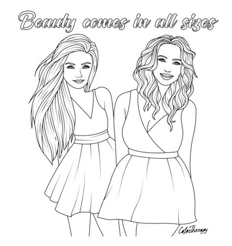 Cute Bff Printable Coloring Book Cute Bff Coloring Pages For Girls