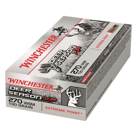 Winchester Deer Season Xp 270 Wsm Polymer Tipped Extreme Point 130