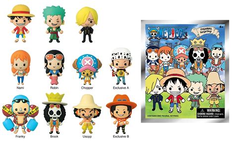 New Monogram Blind Bag Collection Preview One Piece 3d Foam Key Rings