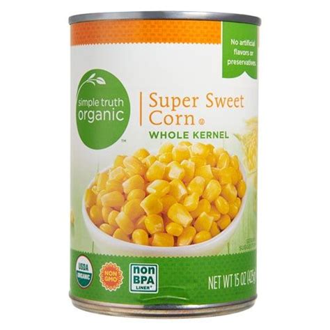 Simple Truth Organic Super Sweet Corn Whole Kernel 15 Oz Ralphs