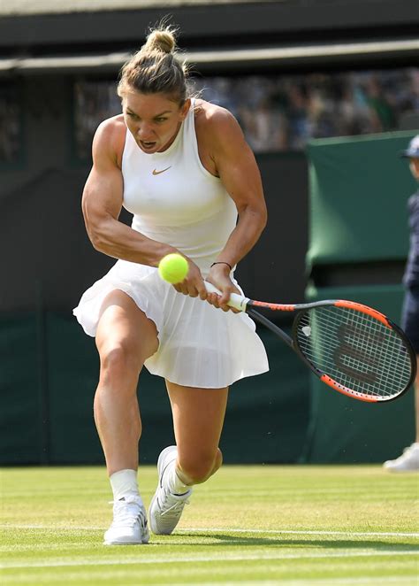 Simona Halep At Wimbledon Tennis Championships In London 07052018