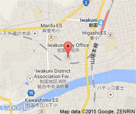 Satellite iwakuni map (yamaguchi region / japan). Iwakuni City | Next Stop, Japan