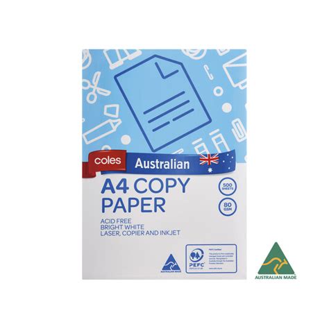 Buy Coles Copy Paper A4 1 Each Coles