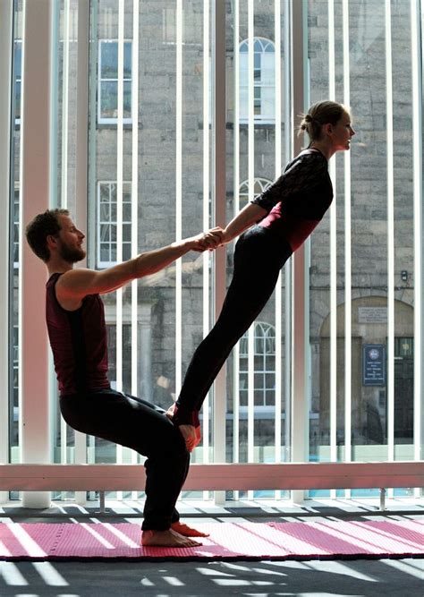 By engaging in couples yoga poses with your partner, you are accessing a whole new realm of benefits for both you as individuals and for your relationship together. contemporarty partner dance poses | Acrobalance Shows ...