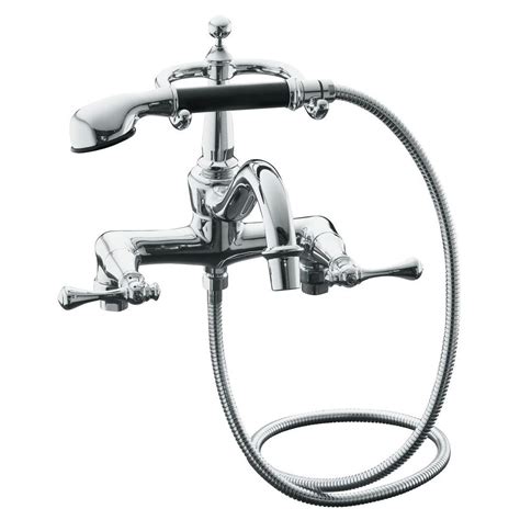 Discover a range of styles, from traditional to transitional to modern, for the perfect finish to your bathroom. KOHLER Revival 2-Handle Claw Tub Faucet with Hand Shower ...