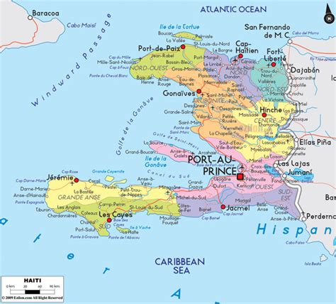 With interactive haiti map, view regional highways maps, road situations, transportation, lodging guide on haiti map, you can view all states, regions, cities, towns, districts, avenues, streets and. Large detailed political and road map of Haiti with cities ...