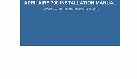 Aprilaire 700 installation manual by MatthewDouglas1703 - Issuu
