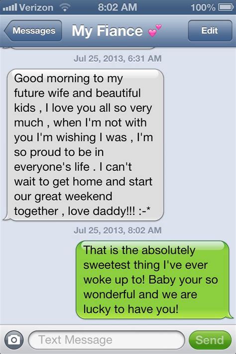 Here is one long sweet message for girlfriend she will love. I love waking up to his sweet text messages | Sweet text ...