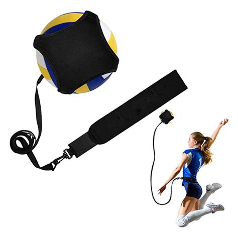 Volleyball Training Equipment Aid Solo Practice Trainer With Adjustable
