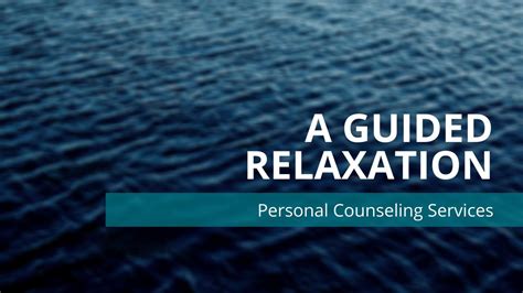 9 Minutes Of Guided Relaxation Youtube