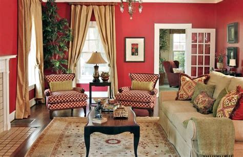 Modern Living Room Designs In Rich And Energetic Red Colors