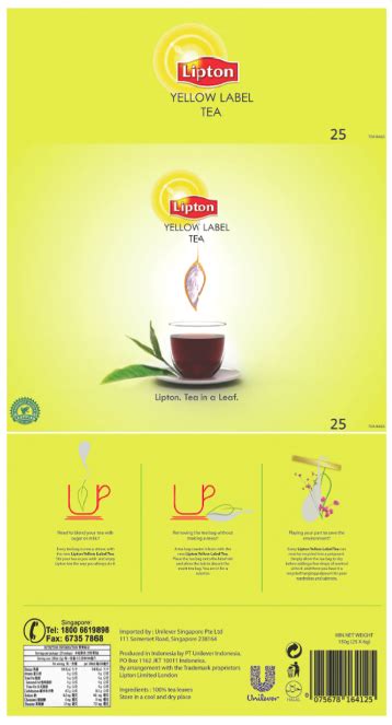 lipton tea packaging design product development  behance