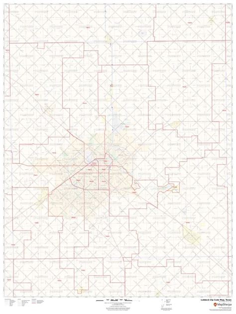 Lubbock Texas Zip Code Map Map Worksheets