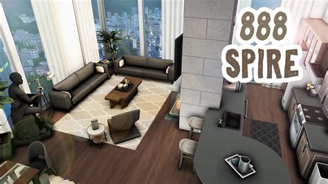 Finally 888 Spire Apartment The Sims 4 Apartment Renovation Speed