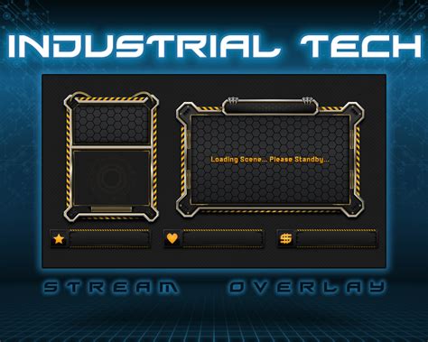 Industrial Tech 1920x1080 Scene Overlay Themekings Overlay Store