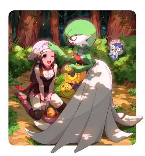 Dawn Gardevoir And Piplup Pokemon And 1 More Drawn By Eudetenis