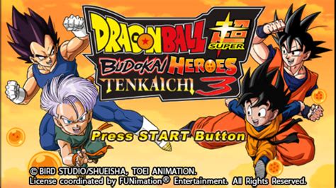 Why not, all important + fan made are totally merged into one features in dragon ball z budokai tenkaichi 3. Dragon Ball Z Super Budokai Heroes Tenkaichi 3 Mod ISO ...