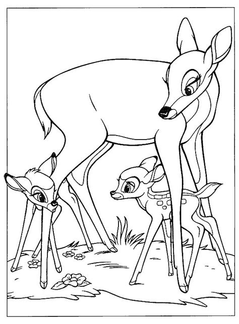 Kids N 16 Coloring Pages Of Bambi