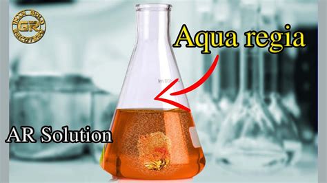 How To Make Aqua Regia Ar To Dissolve Gold Aqua Regia For Dissolving