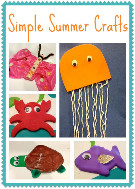 5 Simple Summer Crafts for Kids - The Chirping Moms