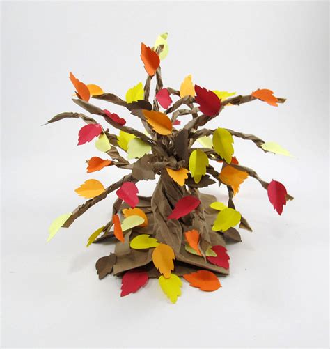 Paper Bag Fall Tree Pazzles Craft Room