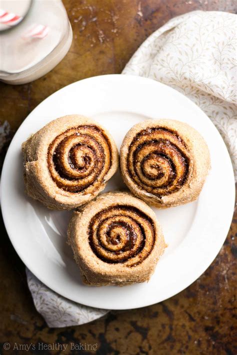 45 Minute Healthy Cinnamon Rolls Amys Healthy Baking