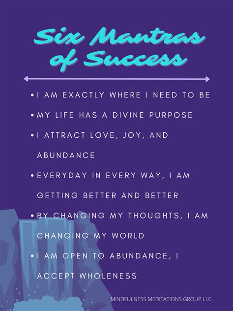 Six Success Mantras Success Mantra Mantras Success