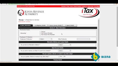 How To Register For Your Kra Pin Youtube