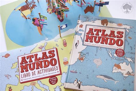 Atlas Del Mundo Libro Actividades Mapa De Banderas Montessori