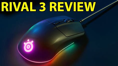 Steelseries Rival 3 Gaming Mouse Wired Review Youtube