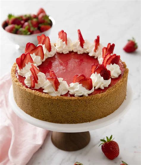 No Bake Strawberry Cheesecake Preppy Kitchen
