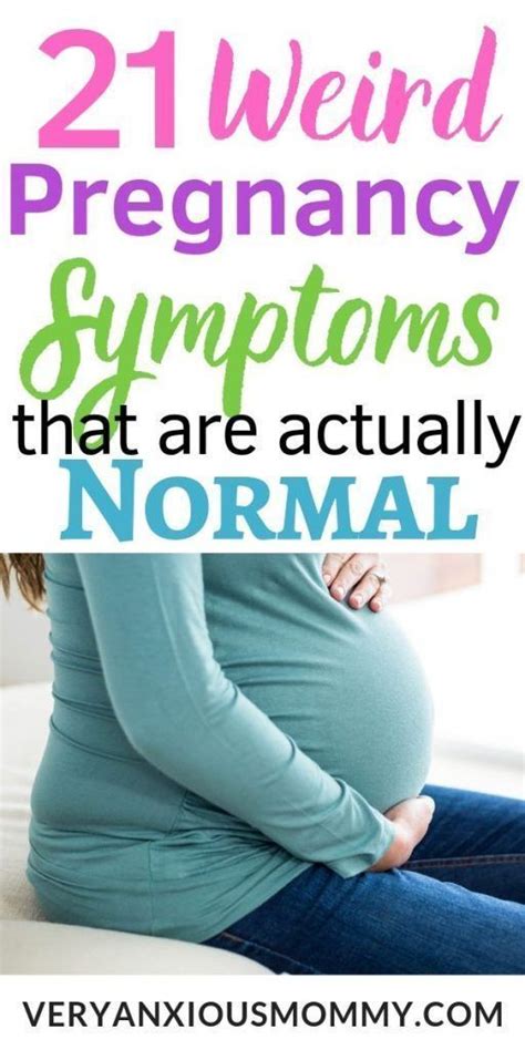 21 Weird Pregnancy Symptoms That Are Actually Normal Artofit