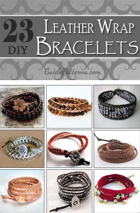 How easy was this project? 23 DIY Leather Wrap Bracelet Patterns | Guide Patterns