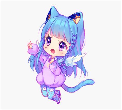 Clip Freeuse Library Kawaii Galaxy Neko Cat Kawaii Anime Characters