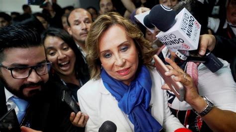 Sandra Torres Virtual Vencedora De La Primera Vuelta De Las Elecciones Presidenciales En Guatemala