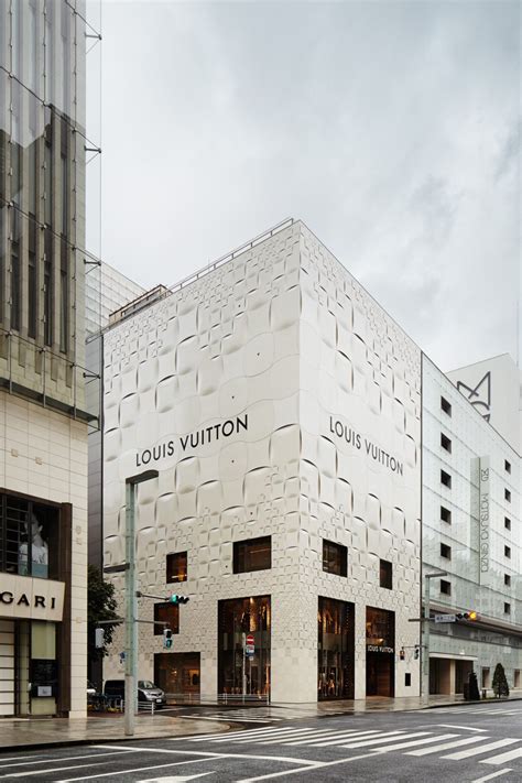 Louis Vuitton Store In Tokio Fassade Gewerbeindustrie Baunetzwissen